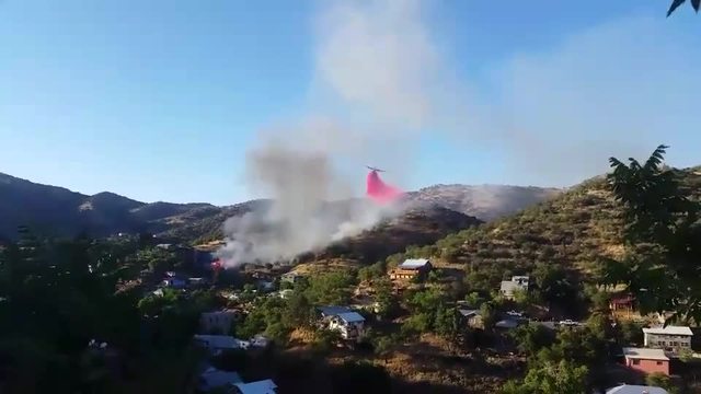 Multiple agencies responding to structure fire in Old Bisbee near Star Avenue