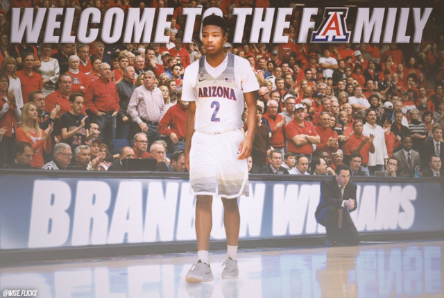 Brandon Williams recommits to Arizona Wildcats