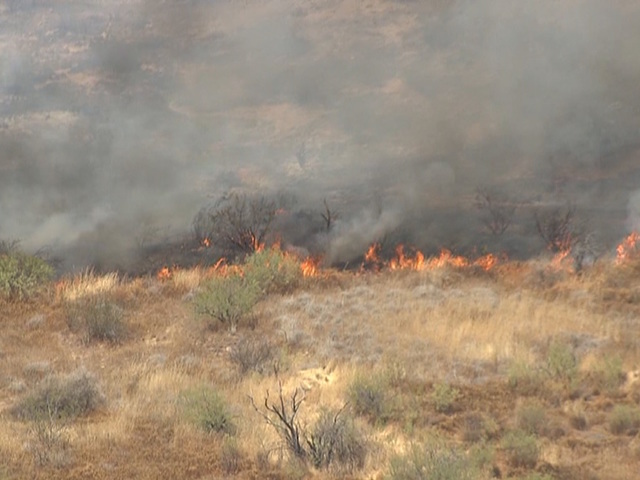 Crews battling brush fire along Loop 303 in north Phoenix - KGUN9.com