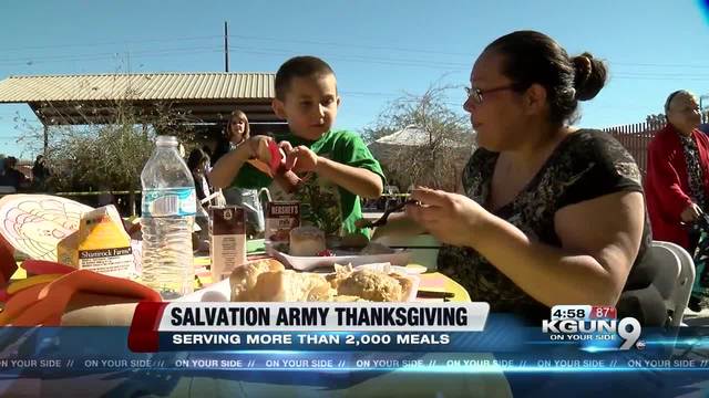 Salvation Army hosts annual Thanksgiving dinner in Springfield