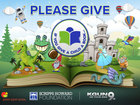 If you give a child a book, literacy campaign